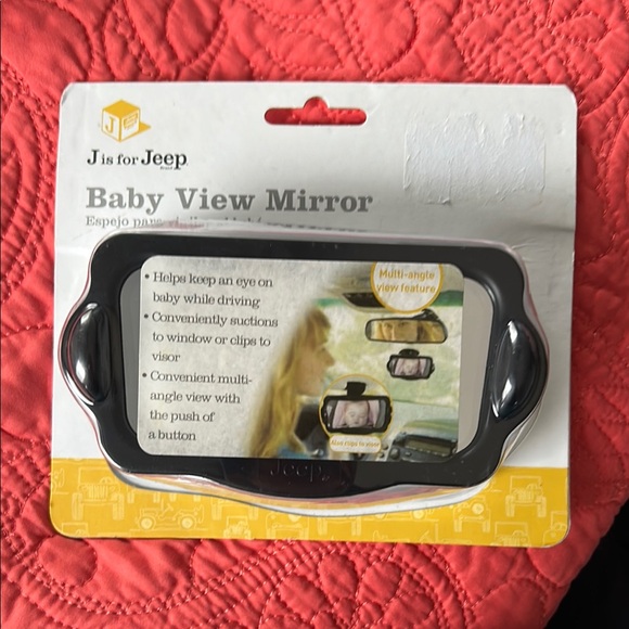 j is for jeep Other - Baby View Mirror - Black